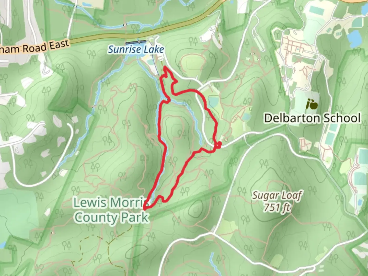 An image depicting the trail Green Trail and its surrounding area.