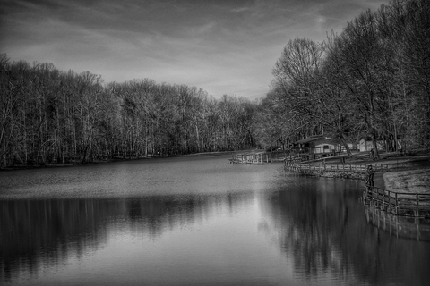 An image depicting the trail Cosca Regional Park Lake Loop and its surrounding area.