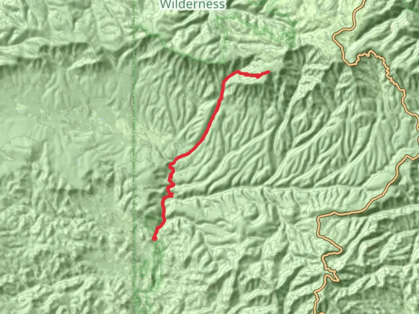 An image depicting the trail Squirrel Canyon Trail and its surrounding area.