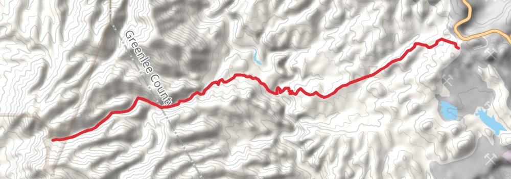 American Perimeter Trail - Southwest Primary stage 44 Map