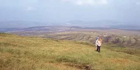 An image depicting the trail Slieve Snaght Loop and its surrounding area.