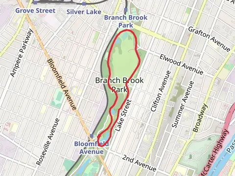 Clark's Pond and Branch brook Park Loop