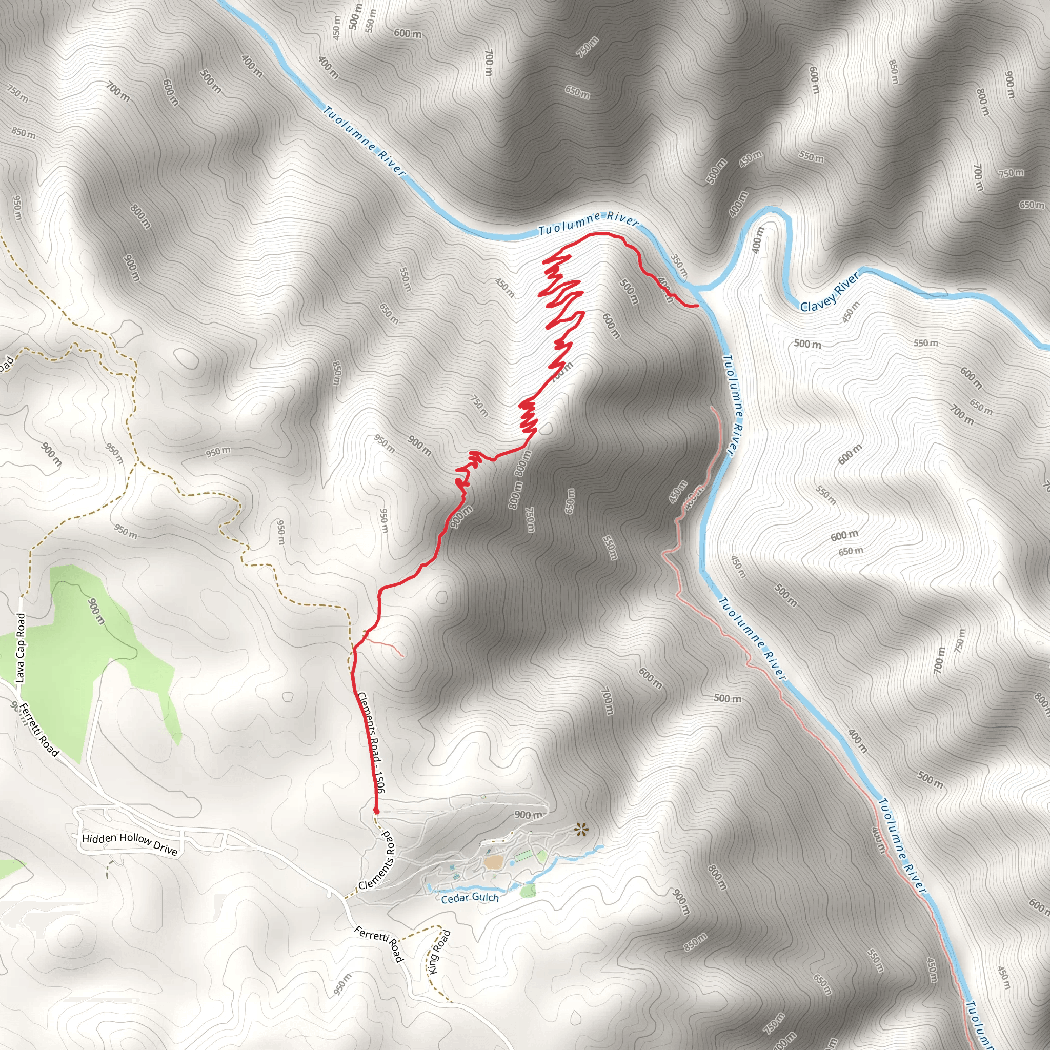 Hamby Trail mobile static map