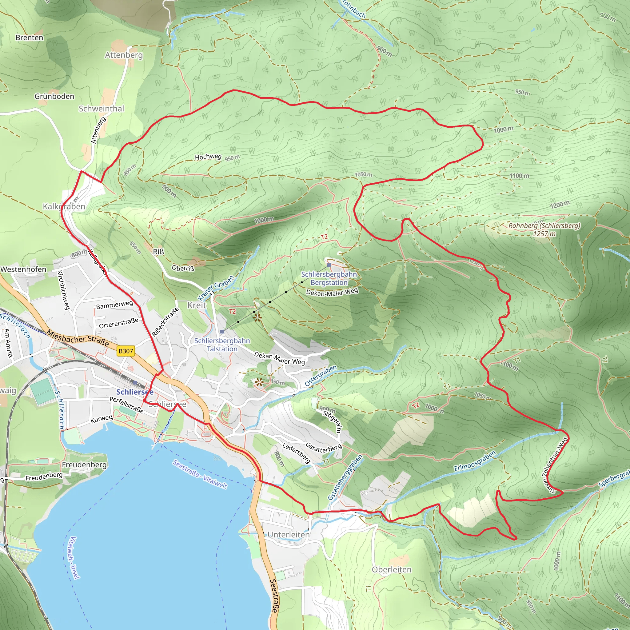 Schliersee Loop mobile static map
