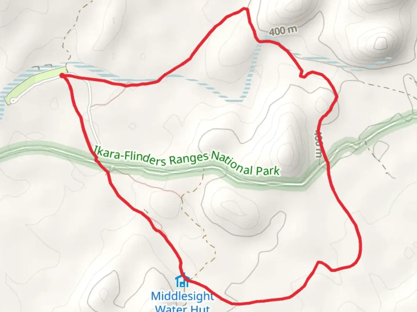 An image depicting the trail Trezona Hike and its surrounding area.