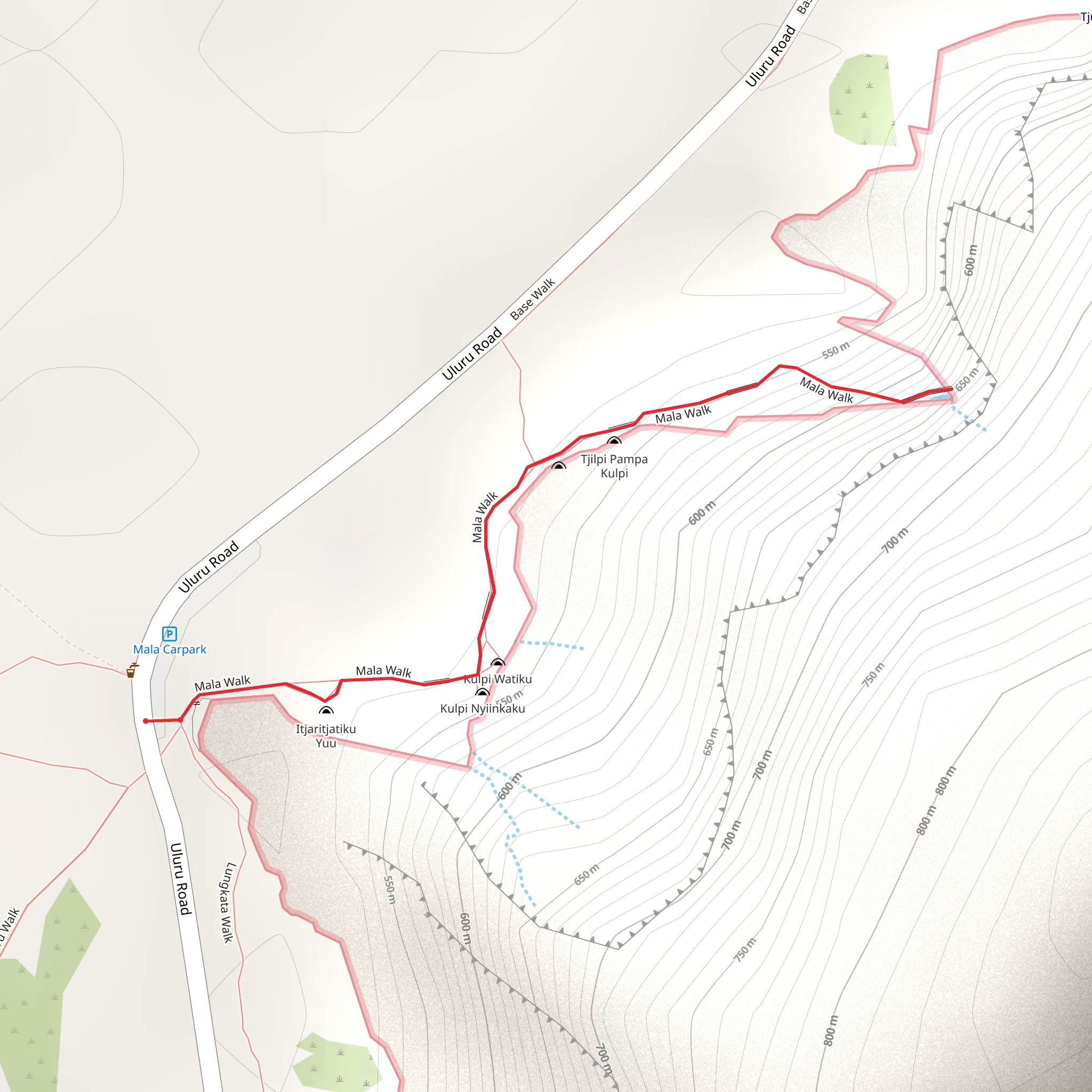 Mala Walk mobile static map