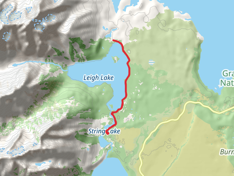 Walk beside Leigh Lake