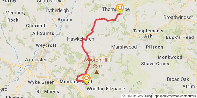 Wessex Ridgeway alt 3 Map