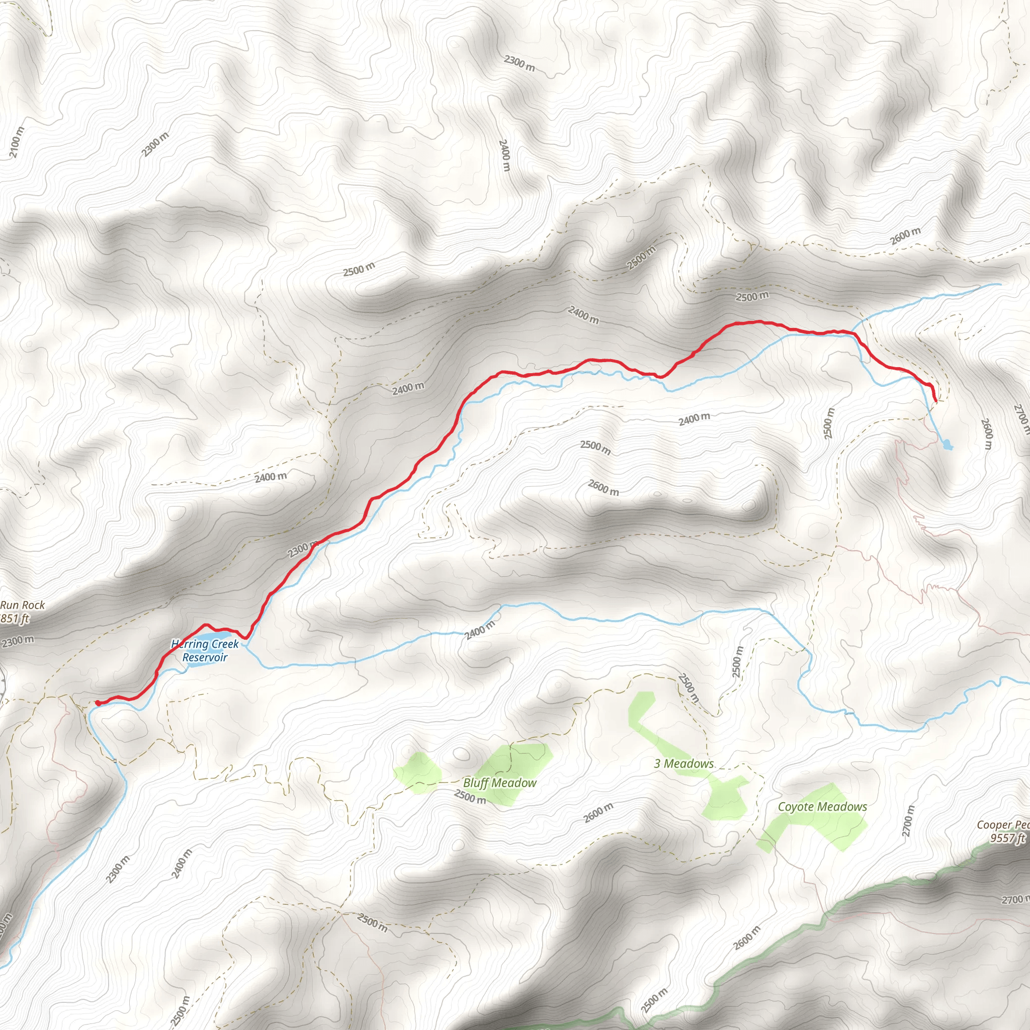 Herring Creek Trail mobile static map