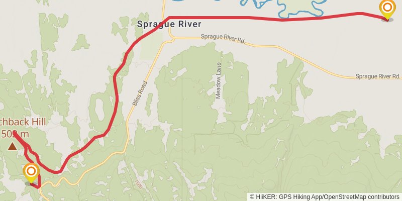 Woods Line State Trail stage 3 Map