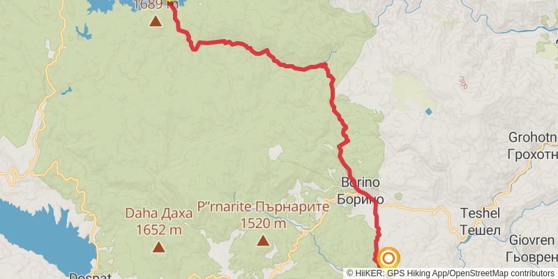 Sultans Trail stage 93 Map