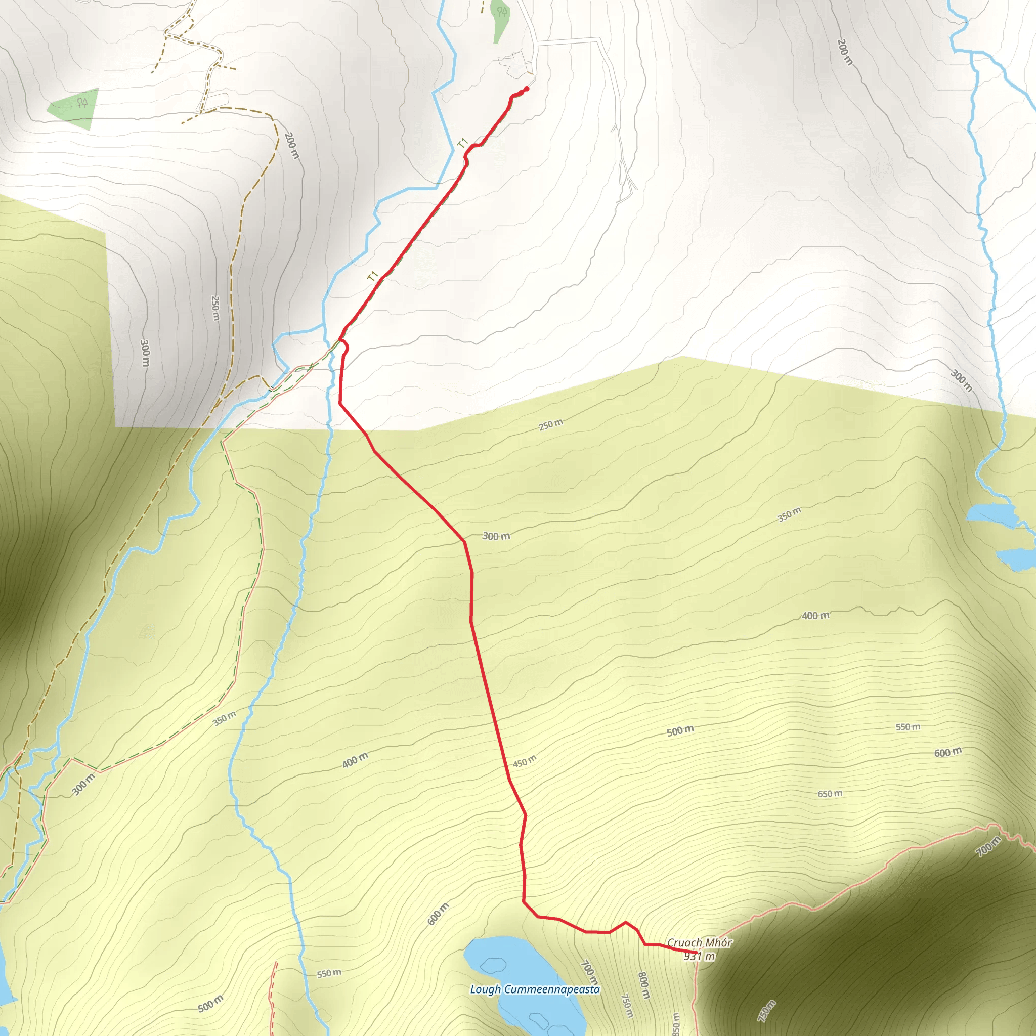Cruach Mhór mobile static map