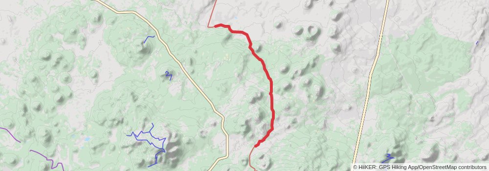 Arizona Trail stage 59 Map