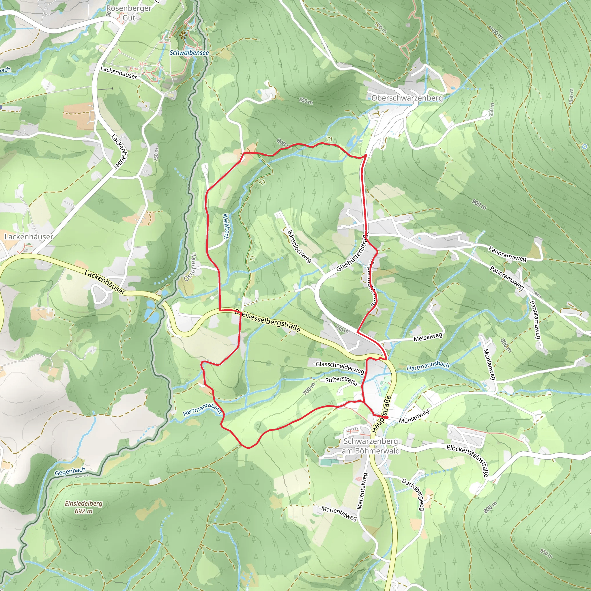 Jagaspitzweg mobile static map