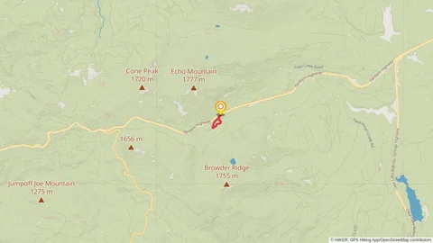An image depicting the trail Hackleman Old Growth Loop Trail and its surrounding area.