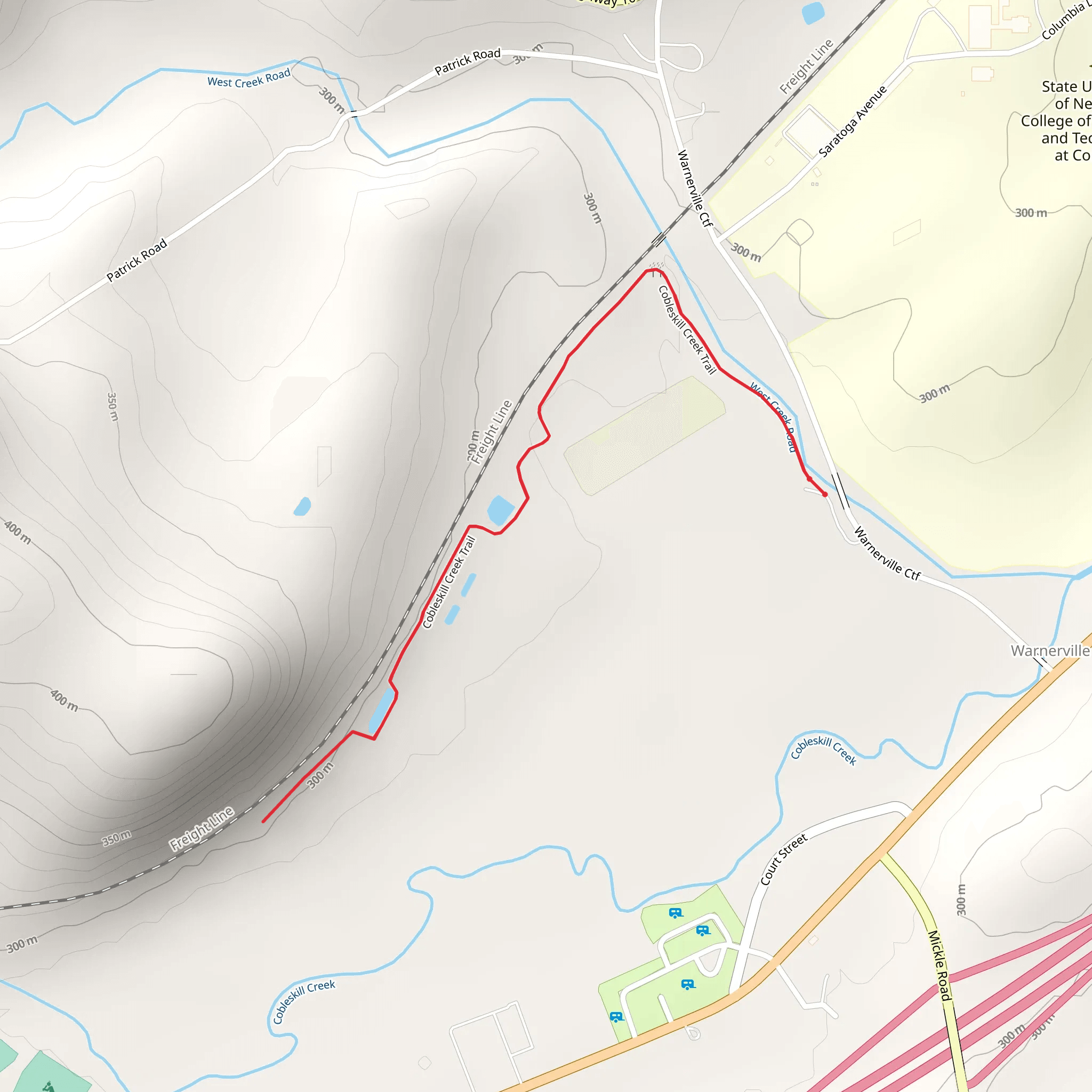Cobleskill Creek Trail mobile static map
