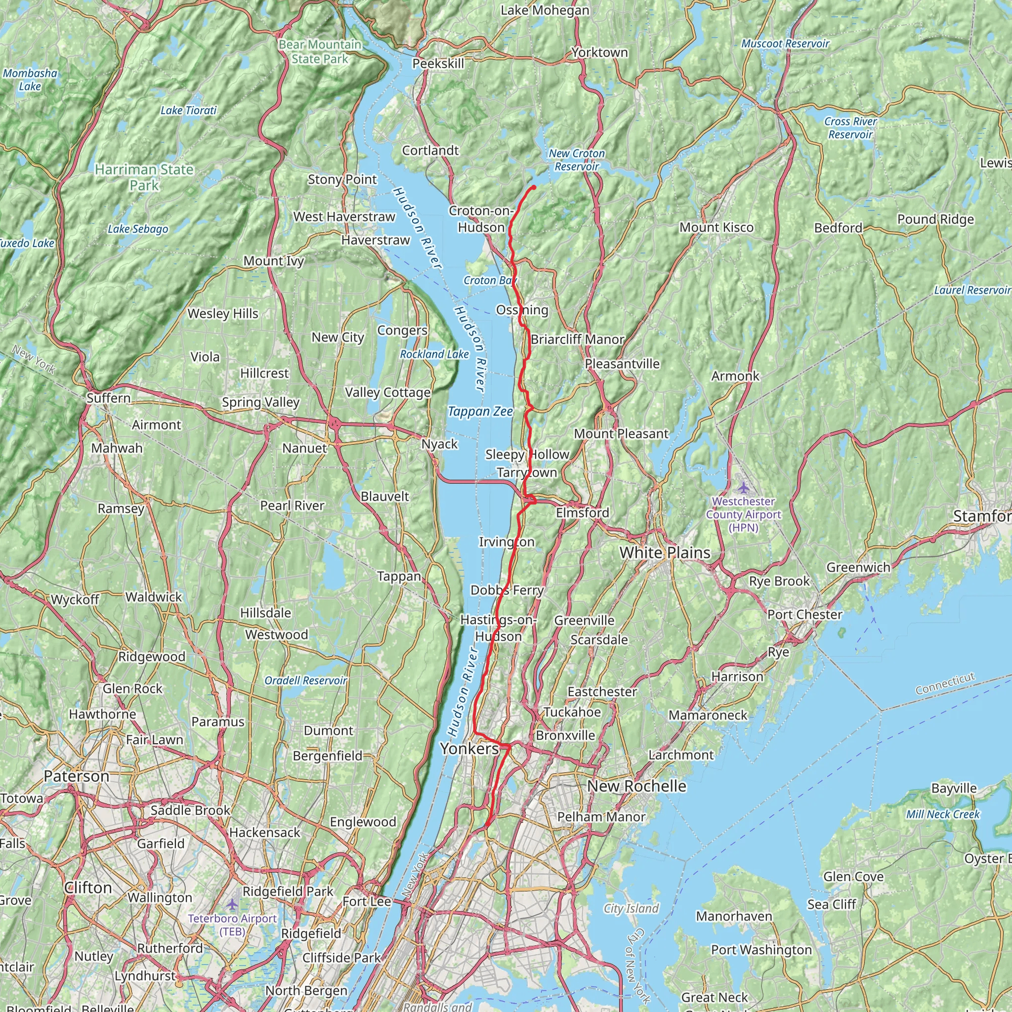 Old Croton Aqueduct Trail mobile static map