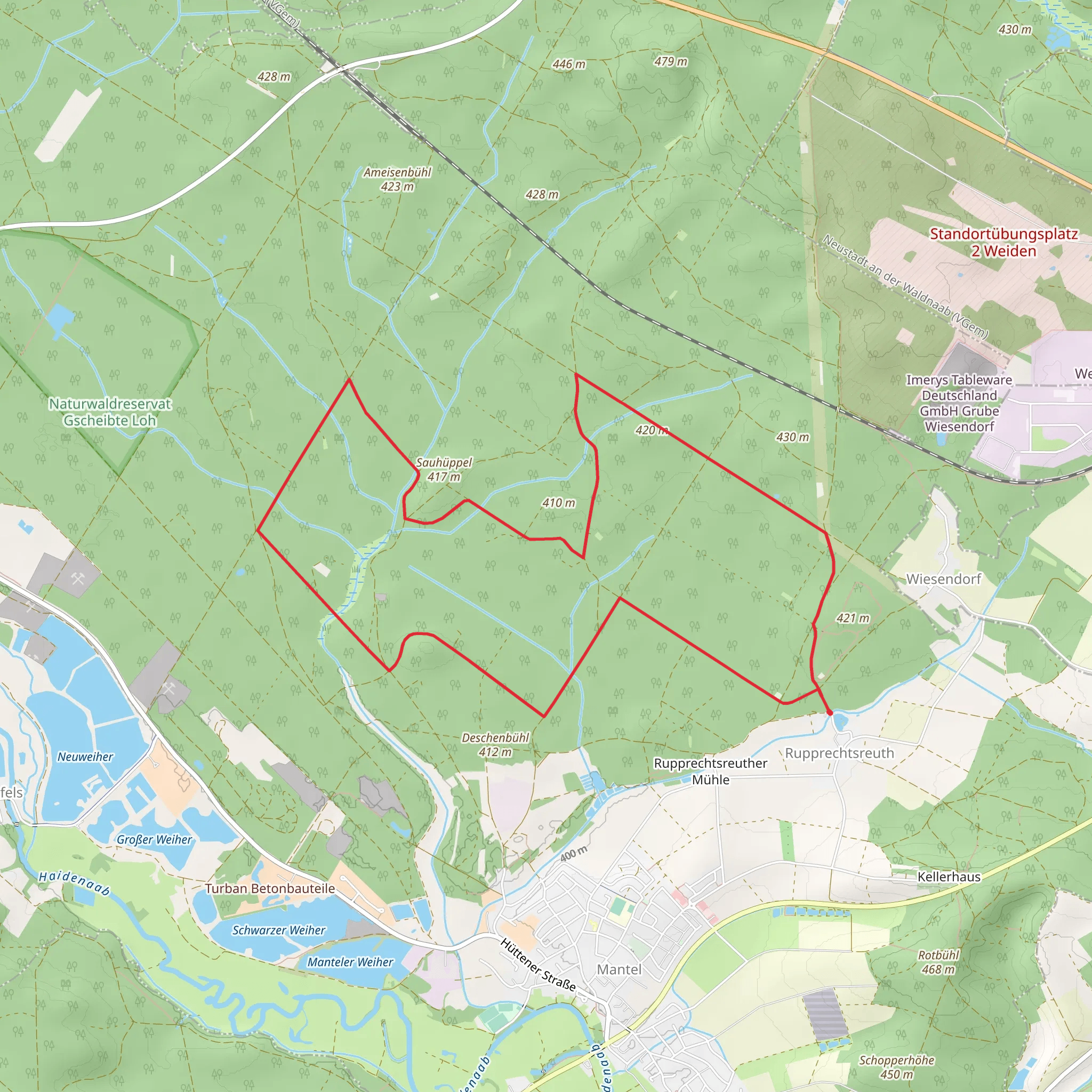 Lohweg Loop mobile static map
