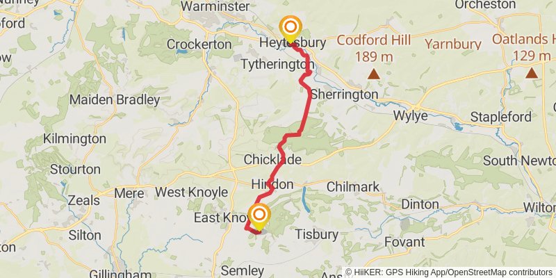 Wessex Ridgeway stage 5 Map