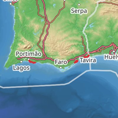 Best of Algarve Coast 6-Day Gentle Tour (Hillwalk Tours) mobile static map