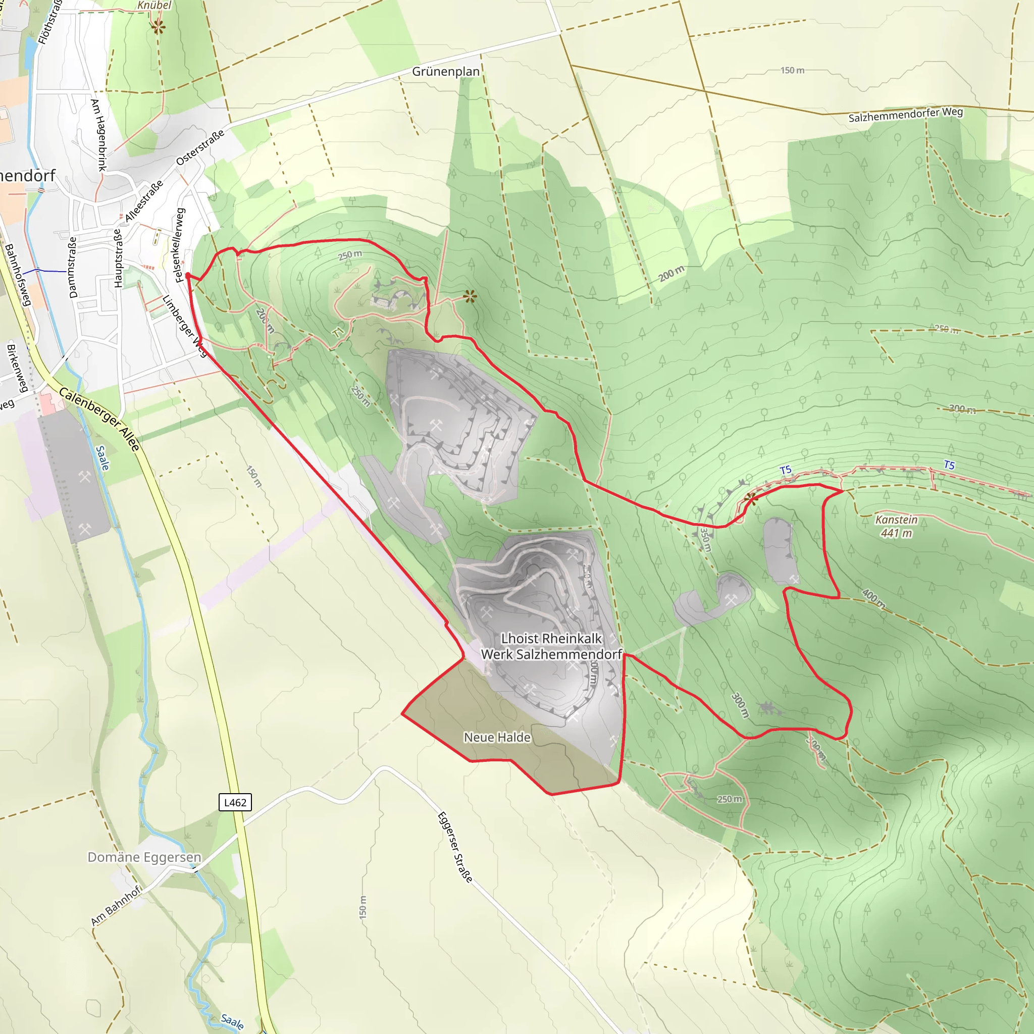Kanstein Rundwanderweg mobile static map