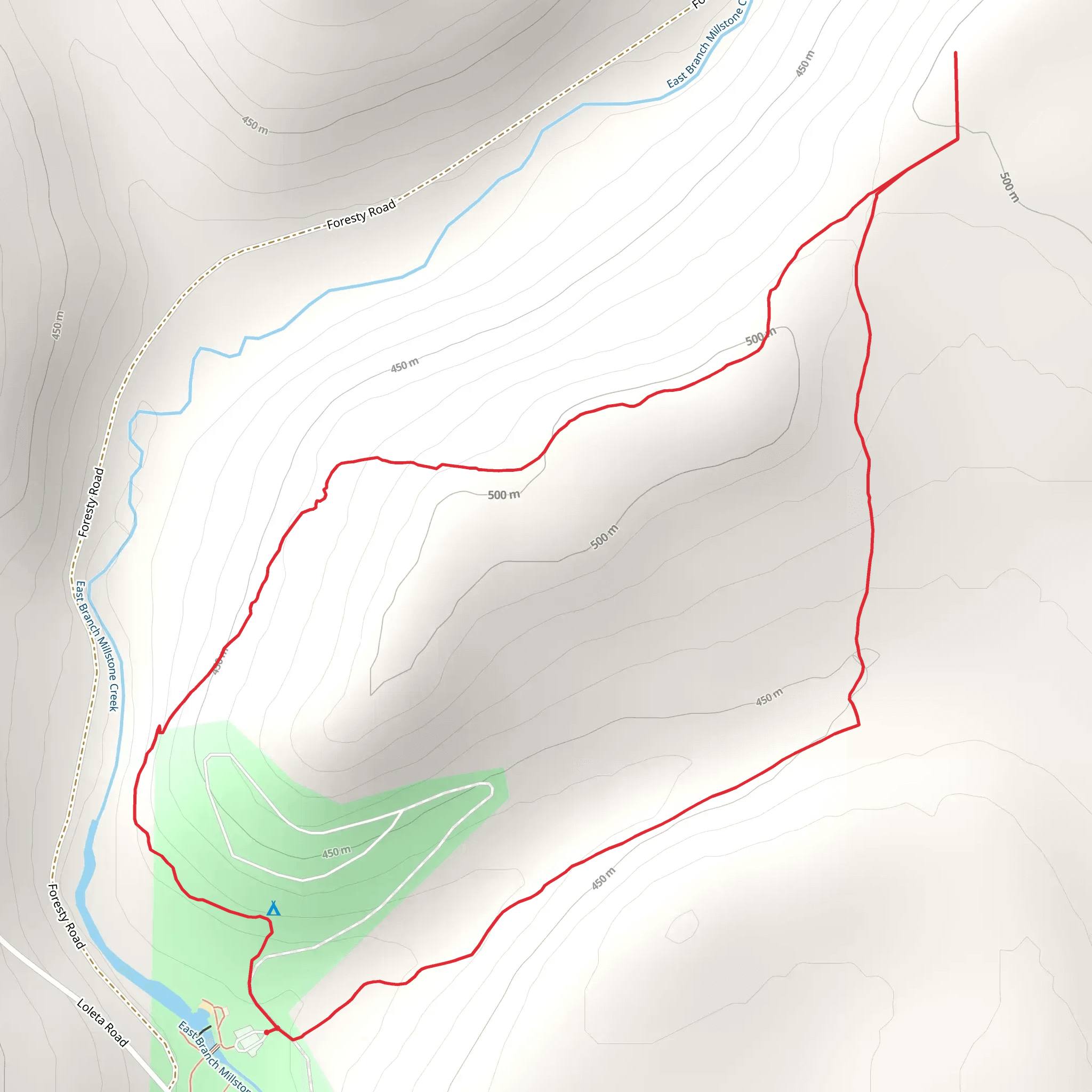 Loleta Trail mobile static map