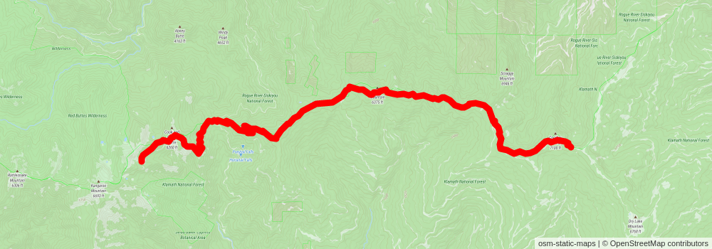 American Perimeter Trail - California Primary stage 2 Map