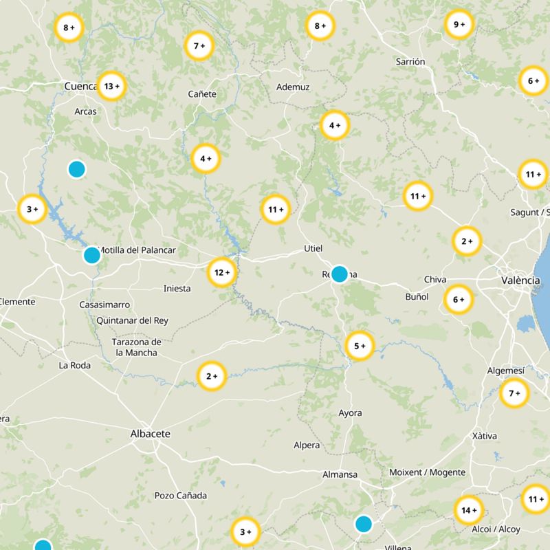 Venta Del Moro Static Map