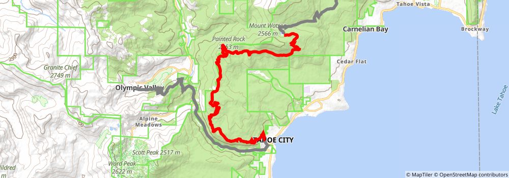 American Discovery Trail South Route stage 374 Map