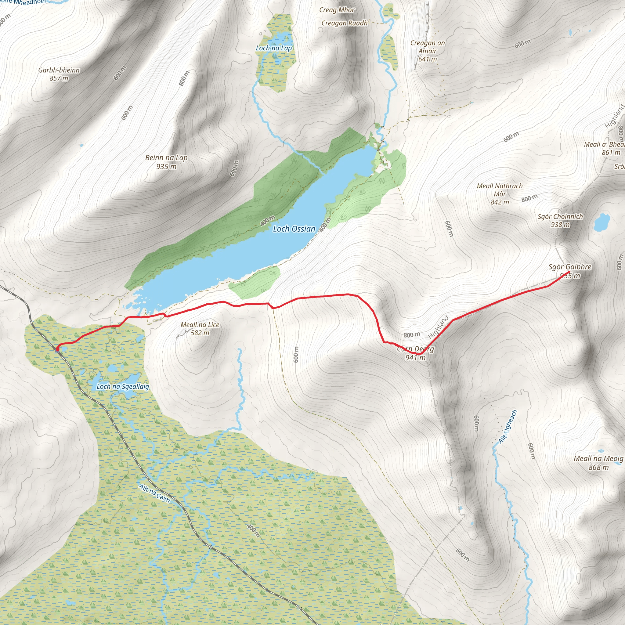 Sgòr Gaibhre mobile static map