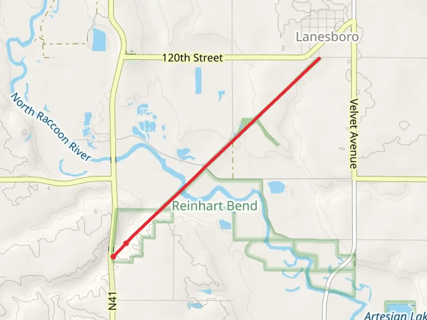 An image depicting the trail Russell White Nature Trail and its surrounding area.