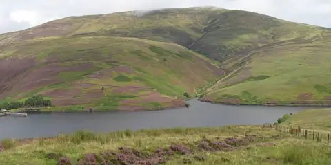 An image depicting the trail Culter Fell and Coulter Waterhead Reservoir Loop and its surrounding area.