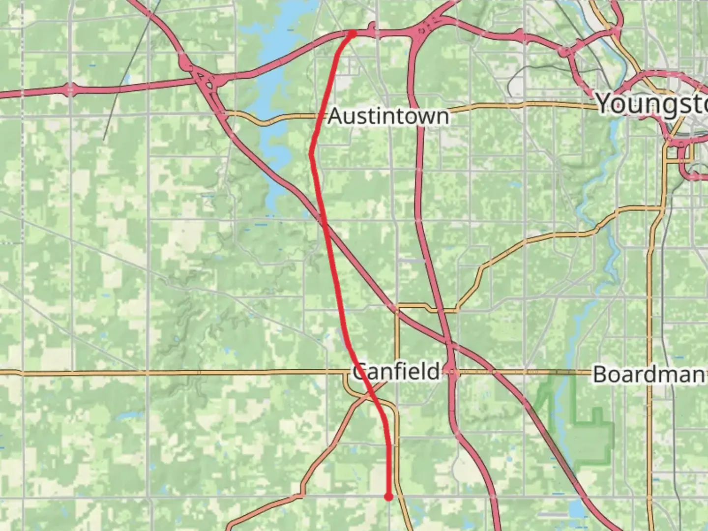 An image depicting the trail Mill Creek MetroParks Way and its surrounding area.