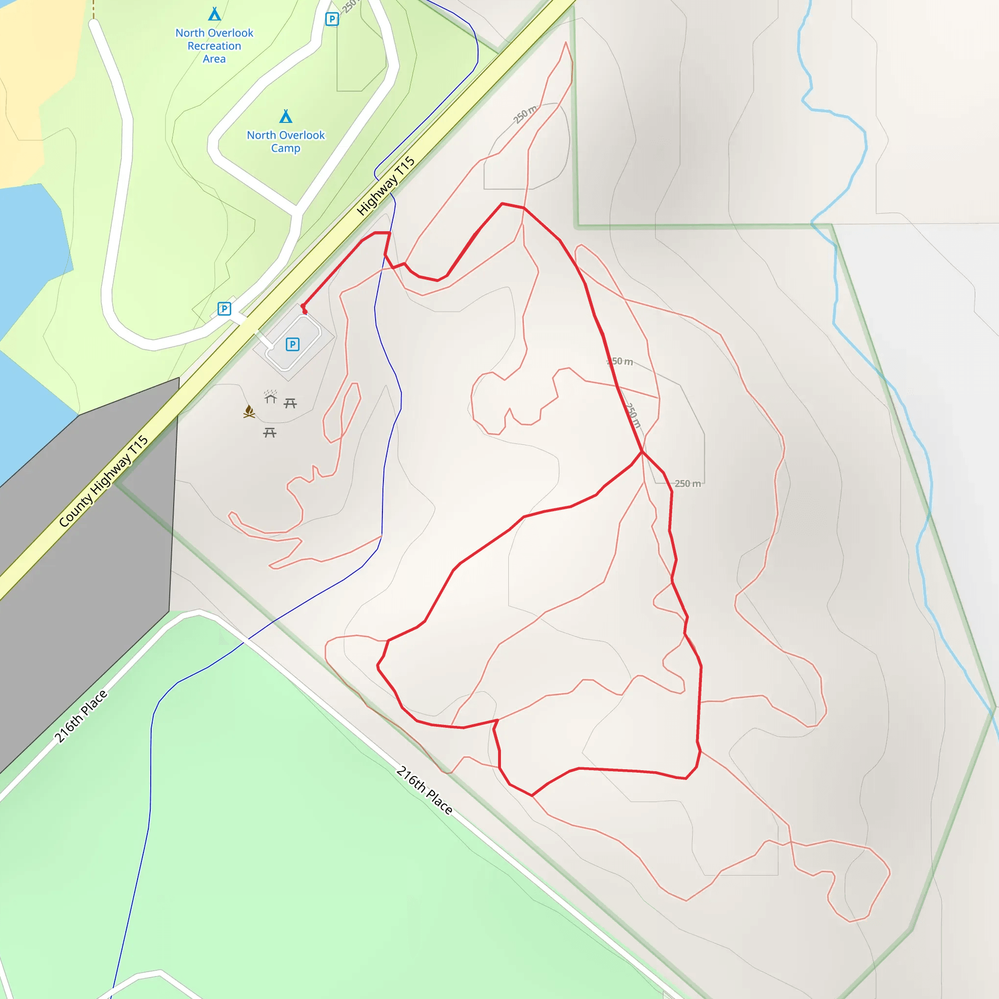 Highway T15 Loop mobile static map