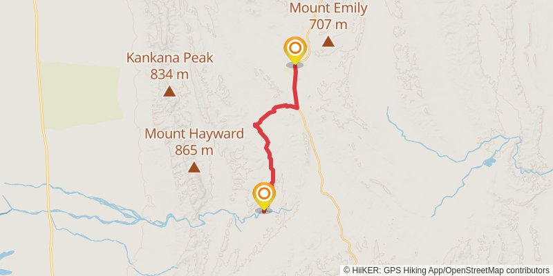 Mawson Trail stage 39 Map