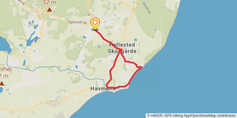 Molsruten spur 1 Map