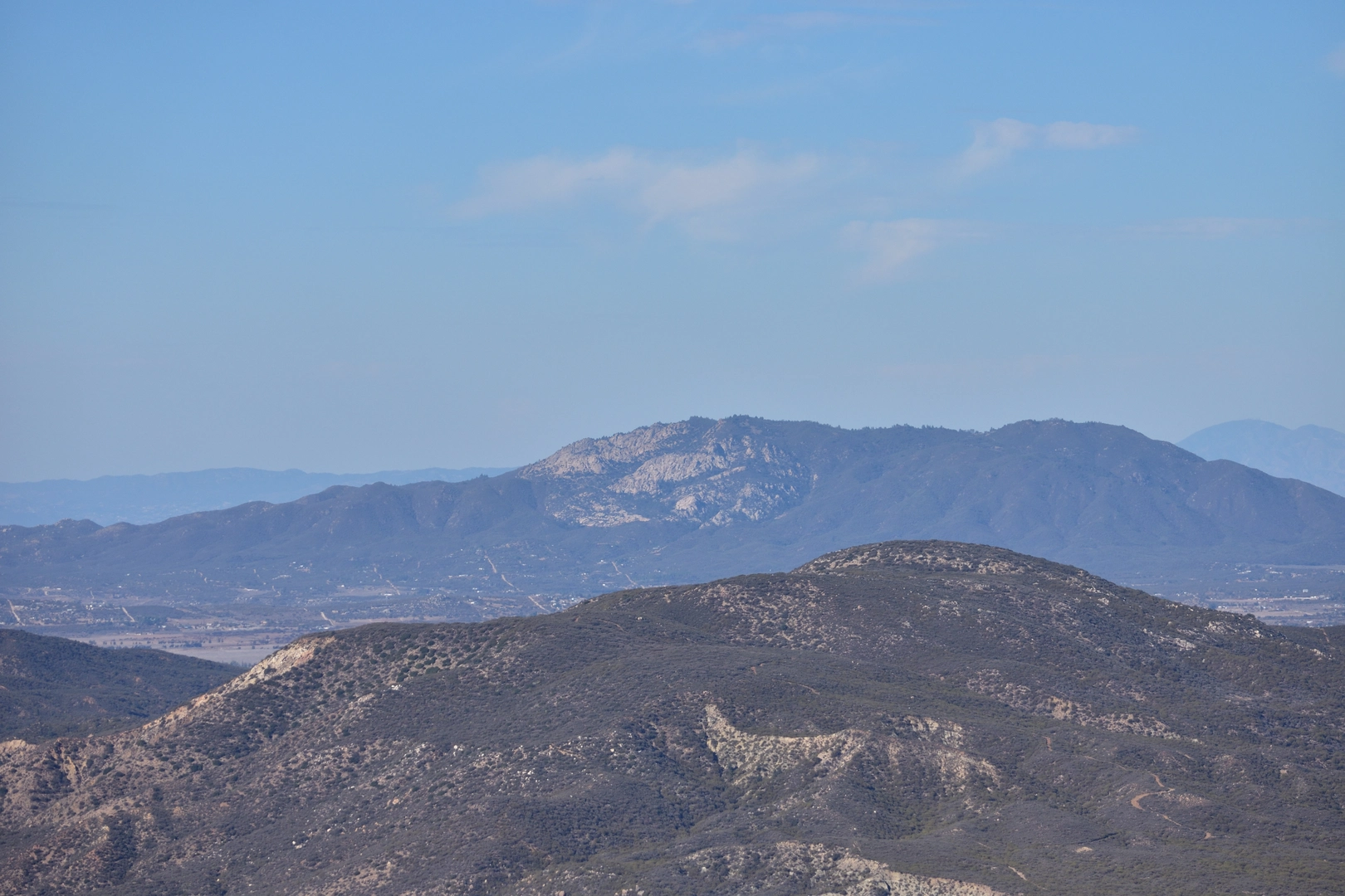 An image depicting the trail Cahuilla Peak via Araby Trail and its surrounding area.