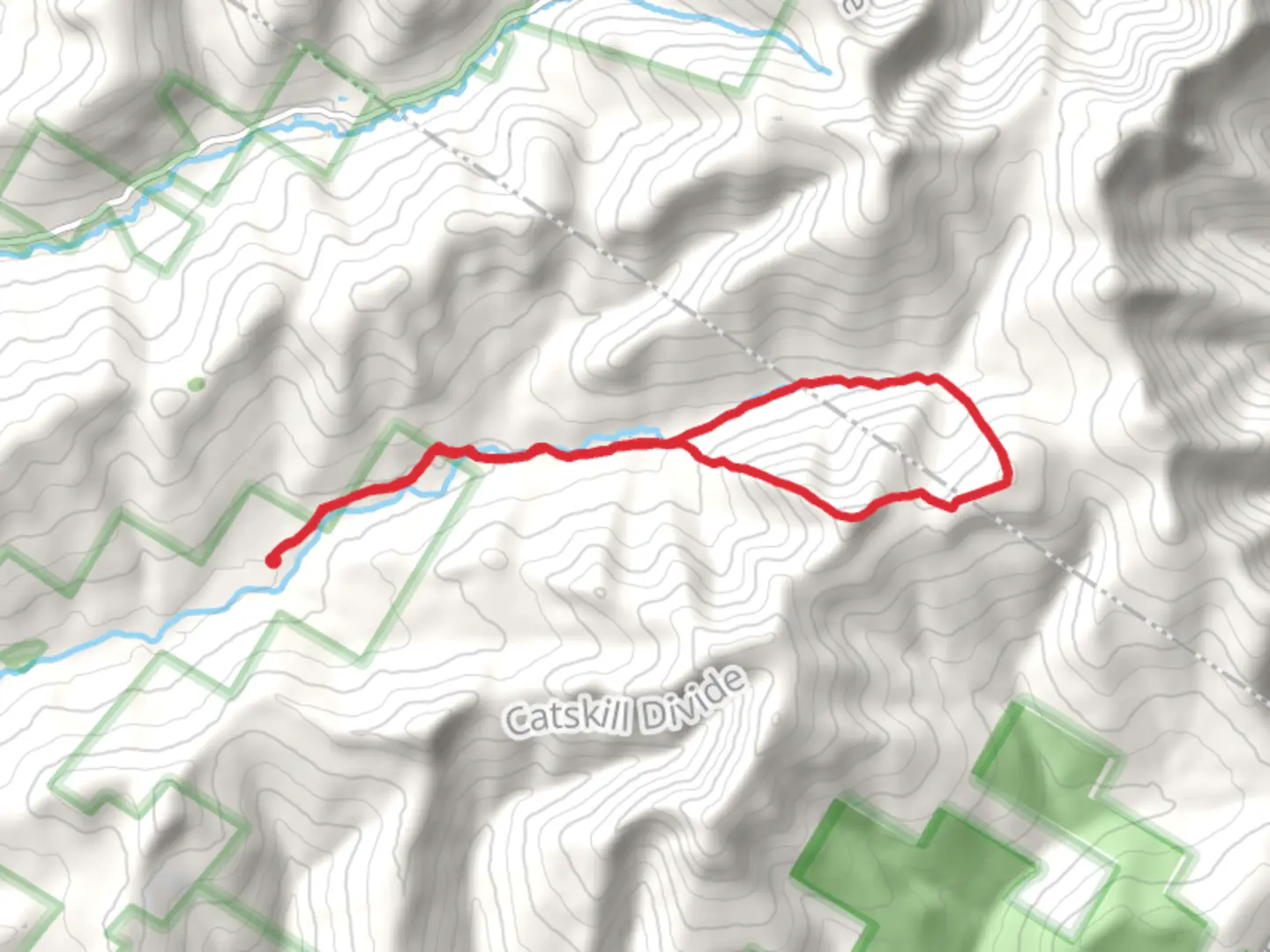 An image depicting the trail Lone Mountain and Rocky Mountain Loop via Fisherman's Path and its surrounding area.