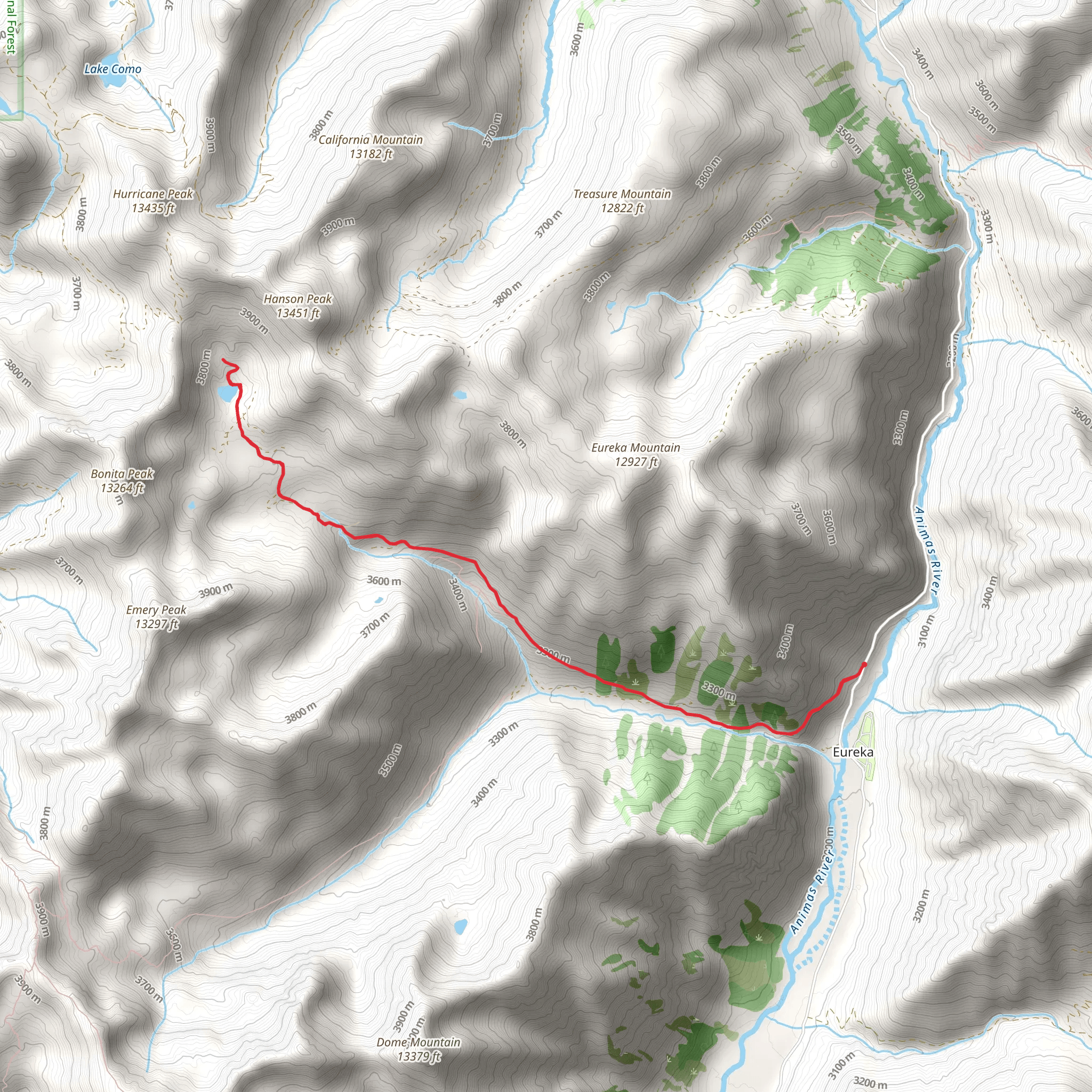 Lake Emma mobile static map