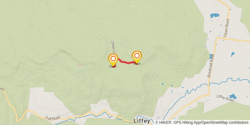 Tasmanian Trail alt 2 Map