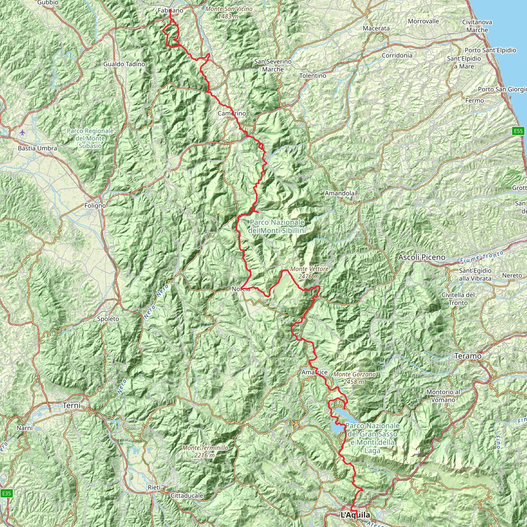 Cammino Nelle Terre Mutate mobile static map