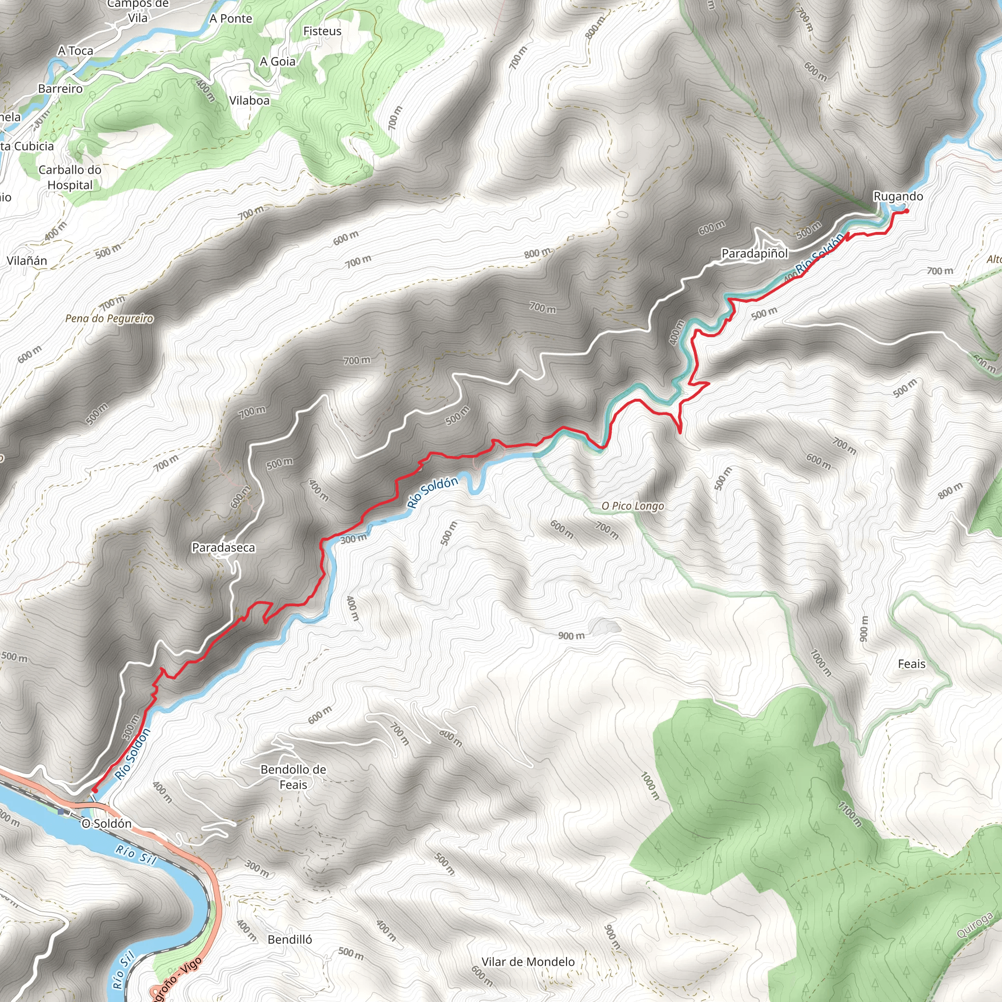 PR G 187 Camiño do ferradal mobile static map