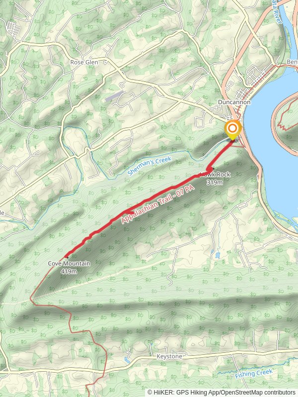 Cove Mountain via Appalachian Trail