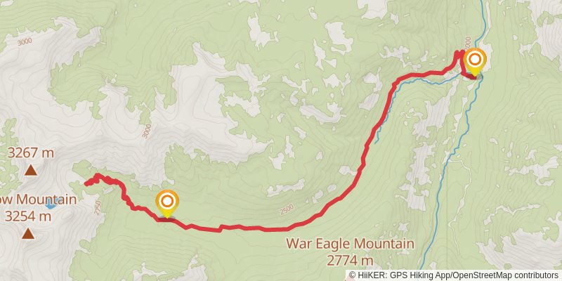 Bridge Creek Trail stage 2 Map