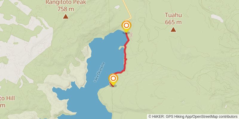 Eastern Okataina Walkway stage 1 Map