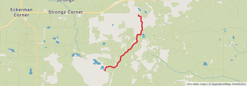 American Perimeter Trail - North Country Primary stage 83 Map