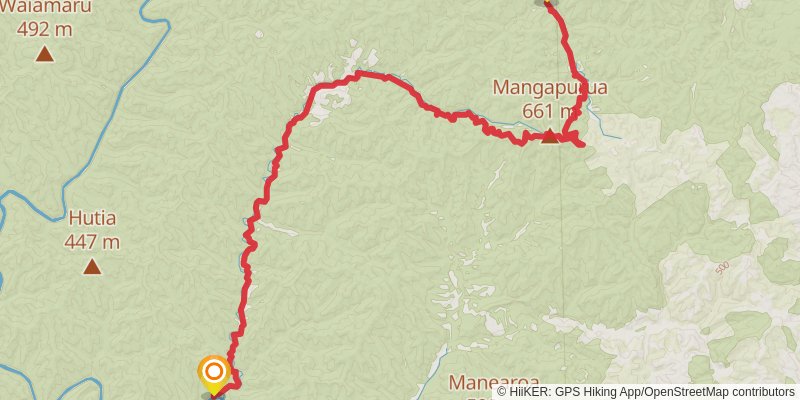 Whanganui Journey stage 10 Map