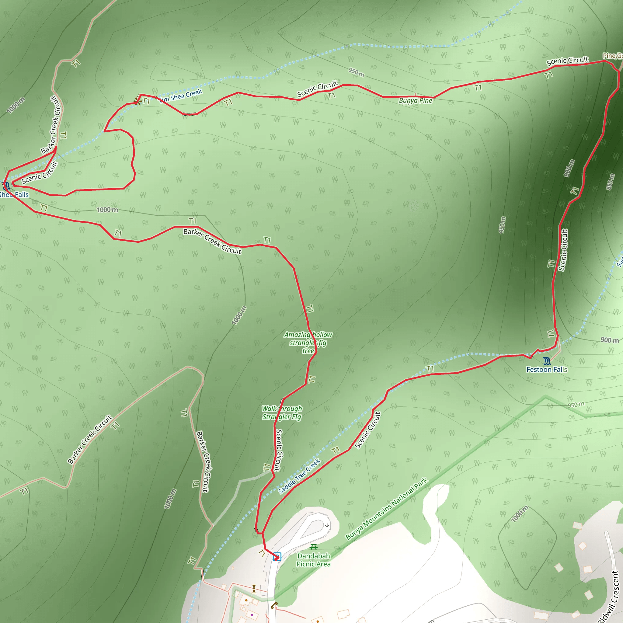 Scenic Circuit Track mobile static map