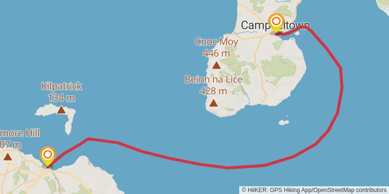Slí Cholmcille stage 20 Map