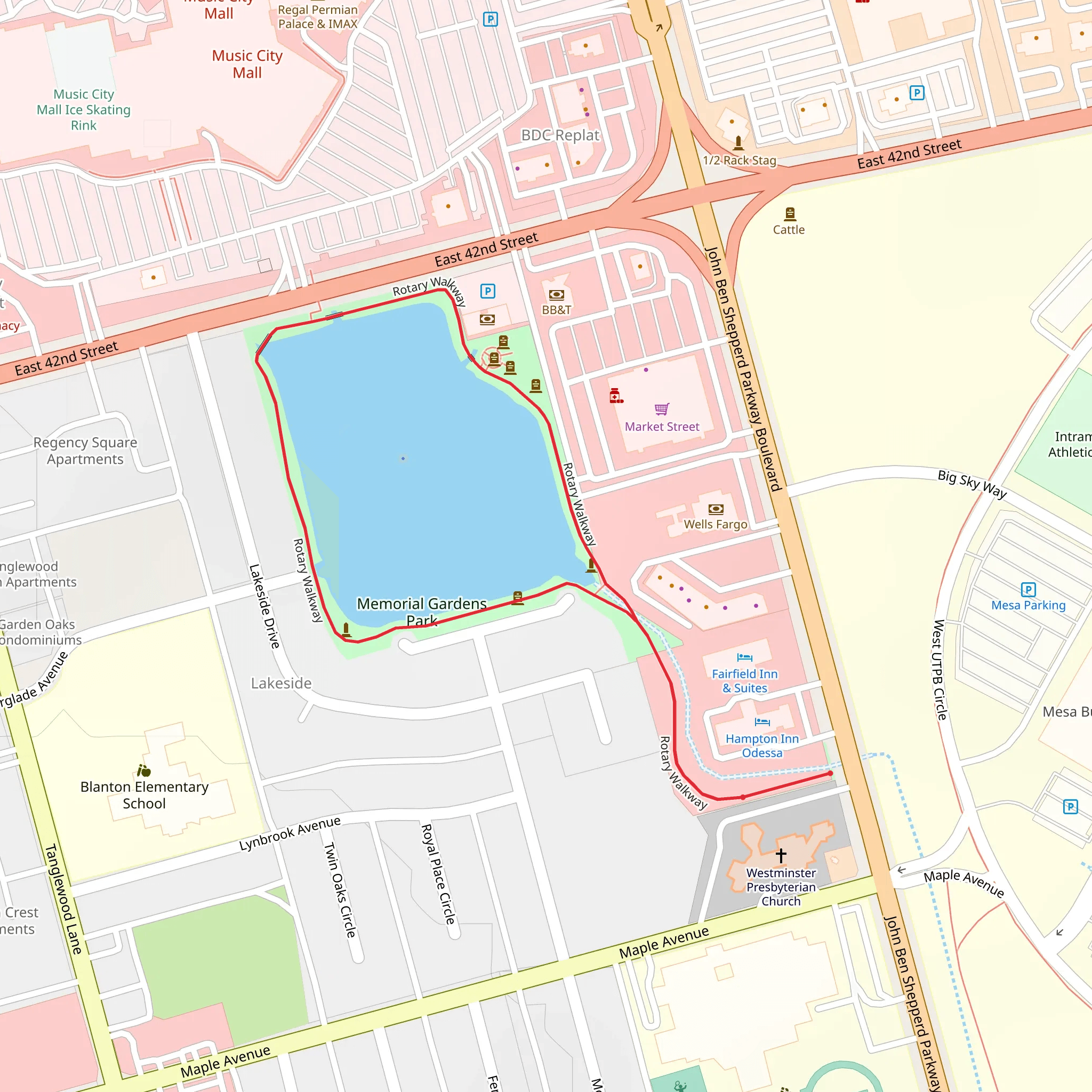 Ols Buffalo Wallow Loop mobile static map